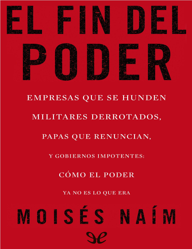 El fin del poder